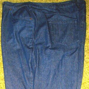 Ladies BLUE Denim JEANS Woman Within Plus size 28W